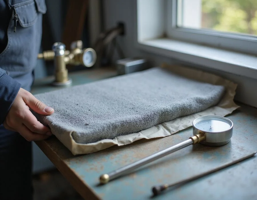 Infographic with 5 cause icons: filter, frozen coil, refrigerant gauge, thermostat, compressor